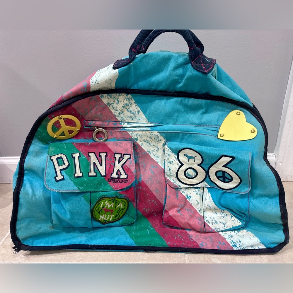 PINK Victoria's Secret Striped Bag